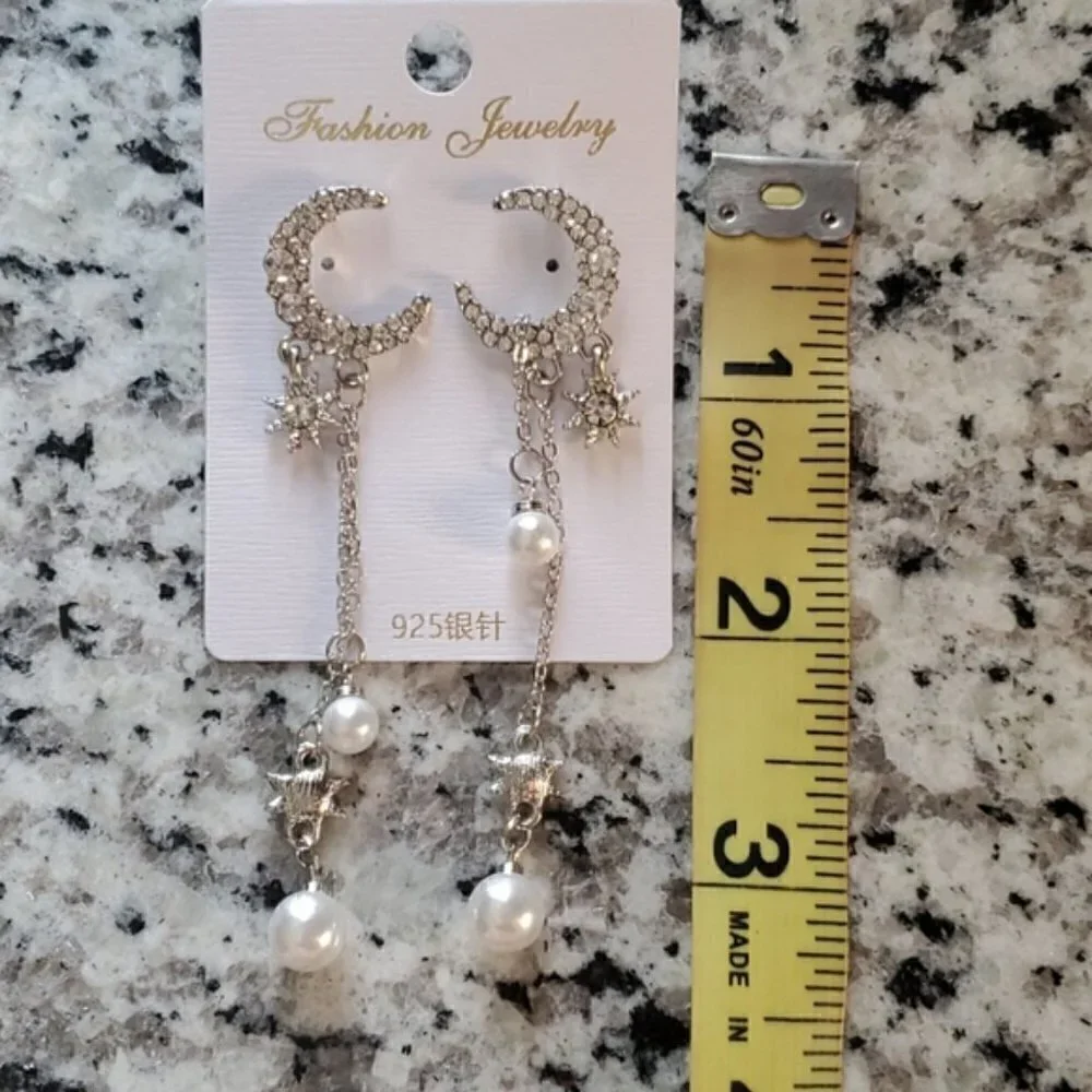 Moon & Styar crystal earrings gypsy jewelry